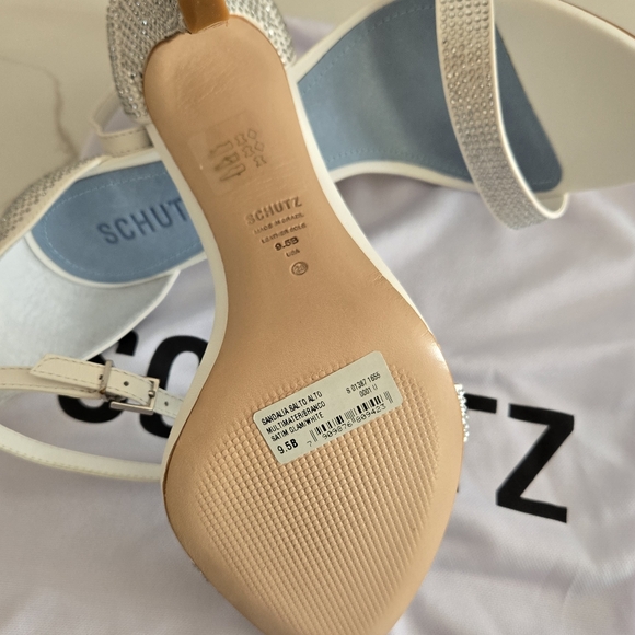 SCHUTZ Rhinestone Heeled Sandals - Picture 6 of 10